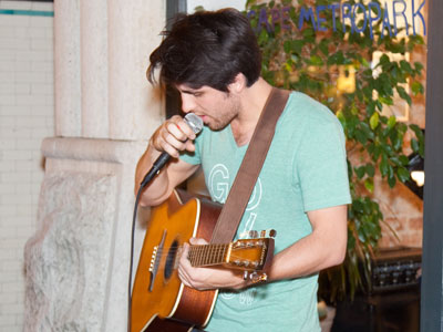 Oregon District sidewalk:  underpaid artists.