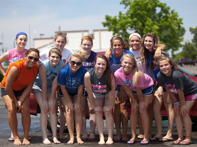My car was really dirty, but fortunately twelve of my closest friends volunteered to wash it for me.