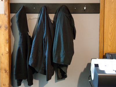 Blazing hot outside, but jackets are needed in the office.