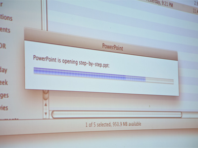 During today`s photography workshop, the students and I spent the first few minutes staring at the screen wondering if my presentation was going to run.