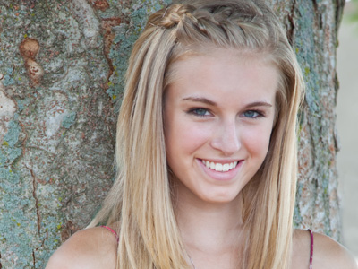 Thanks to Lindsey for filling in as a model on short notice!