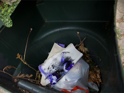 Artrash.  A painter lives in my building.