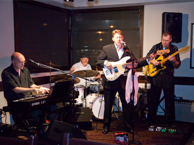 The Shawn Stanley Trio -- plus one.