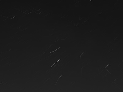 This is how stars move when the lens accidentally zooms.