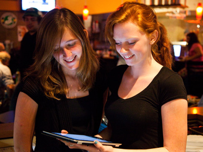 But after consulting their high-tech device, the smiling hostesses told me someone was sitting in my space.