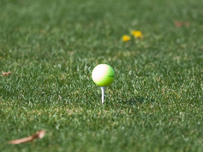 Ten o`clock tee time.