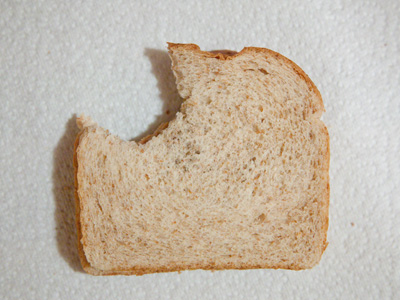 So I ended up eating a PB&J sandwich when I got home.