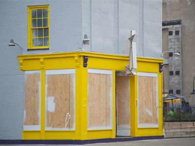You`re renovating an old building:  wonderful!  You`re painting it yellow:  not wonderful.