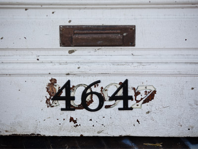 Change of address notice.