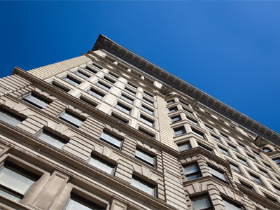 The downtown falcons were flying around hunting pigeons.