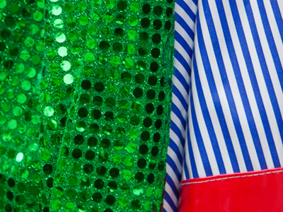 Not everyone can wear sequins and stripes like I do.