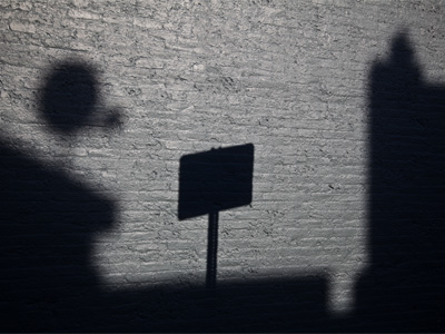 Since the street sign is sharper than the distant satellite dish, I must question what I thought I knew about sunlight.