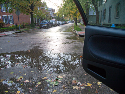 All I can say is that my life is pretty plain.  I like watching the puddles gather rain.  BLIND MELON