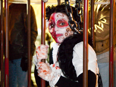 She asked me if I was a photographer for the newspaper.  I told her, `No, I can`t make you famous.`