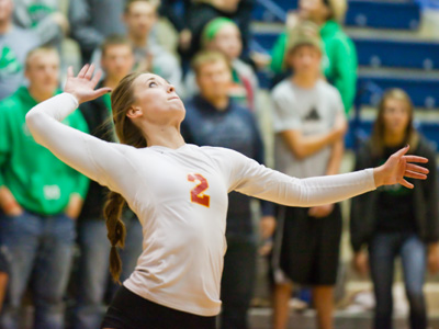 The homecoming queen is also an athlete (see September 29, 2012).