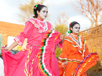 Commemorating the Day of the Dead.