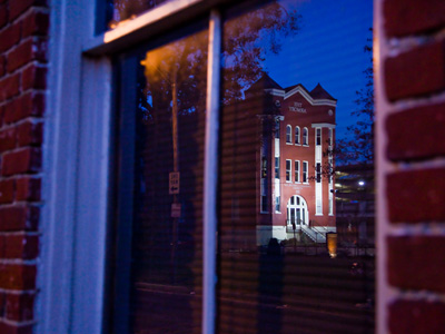 A neighborhood icon seen in a new light.