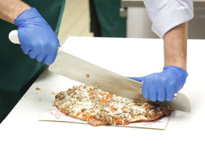 And they cut it into SQUARES!