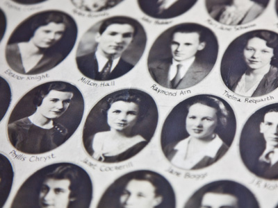 High school seniors from 1932 looked older than today`s.