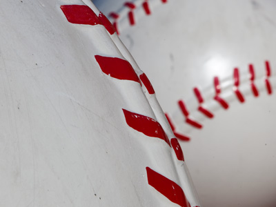 Near these baseballs, I found a bat.  Nope -- not that kind.  A REAL bat, dead on the ground.