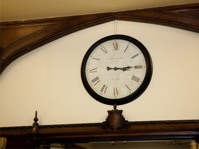 `The bell is going to ring at 3:15,` the school secretary told me.  `You`ll probably want to stay out of the way.`