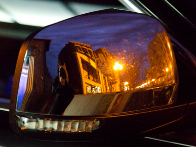 This one is all about reflections.  See me in there?