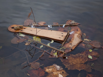 Reminiscent of some of the ill-conceived watercraft from August 8, 2010; August 9, 2009;  August 10, 2008;  August 5, 2006;  and August 14, 2005.