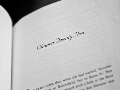 Got out of bed, read a few chapters, went back to bed.