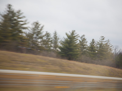 Over the river and through the woods.