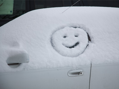 I leave work earlier than my fellow employees, giving me time for mischief in the parking lot.