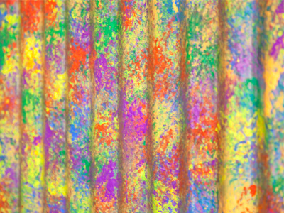 What a sponge and a little creativity can produce.