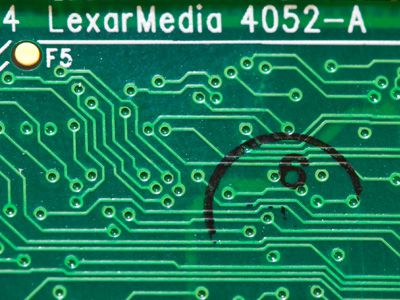 Railroad yard seen from the air.