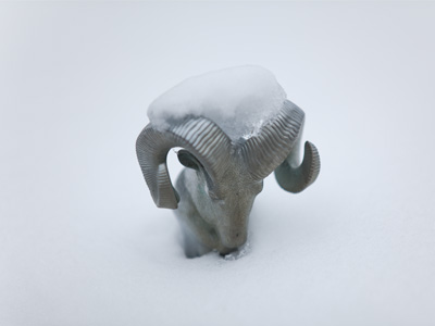 There`s a Dodge truck under there somewhere.