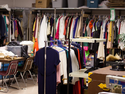 Costumes are prepared.