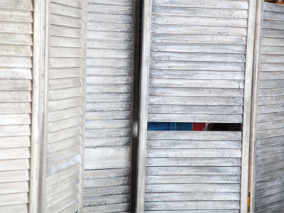 I shutter to think who might peek through the shutter.