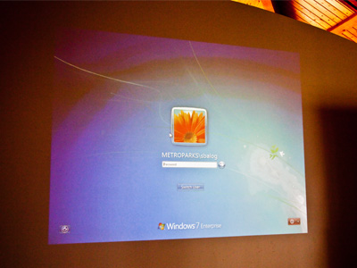 Nobody knows the password to log into the computer that I`m supposed to use to present a photography workshop.  The challenges of being an educator (see June 22, 2012).