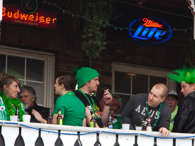 I readily admit that these noisy, kilt-wearing people with green hair are more `normal` than I am.