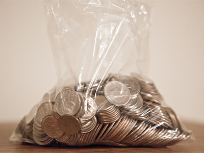 My wealth management plan requires only a plastic bag.