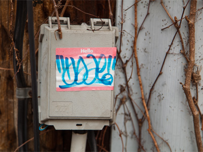 Thanks for decorating the alleyway behind my house.