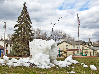 Winter`s last stand.