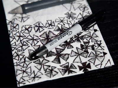 I think my coworker is bored.  Not enough to do?