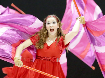 I have photographed all kinds of performing arts and can confidently say that color guard is the greatest thing that can happen when music and movement come together.