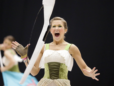 I am honored to be a photographer for the color guard world championships which happen in Dayton every April.