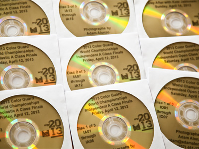 After taking 25,645 photos of color guard last weekend, the data wrangling begins.