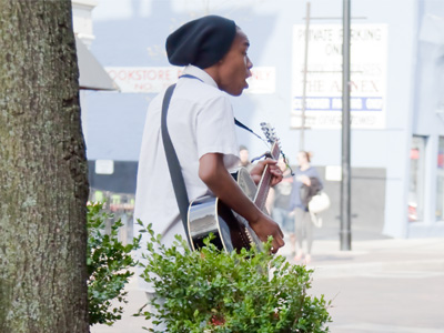 Sing for your supper.