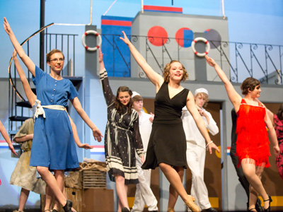 Tonight it was `Anything Goes` at Beavercreek High School.