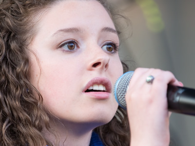 I set up my camera about 30 yards from the stage, took three shots and thought `This ain`t gonna work.`  I spent the rest of the concert at the edge of the platform.