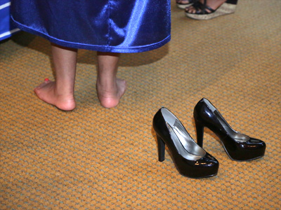 First a processional, then a recessional, then relax.