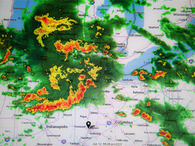 Who spilled lasagna on the Great Lakes?