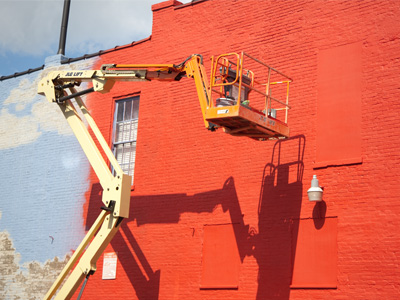 I guess they were serious about painting it red.